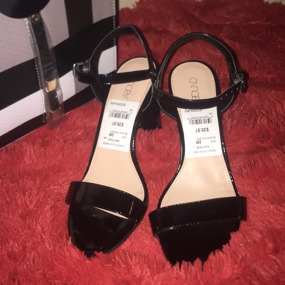 Abound Black Kitten Heels